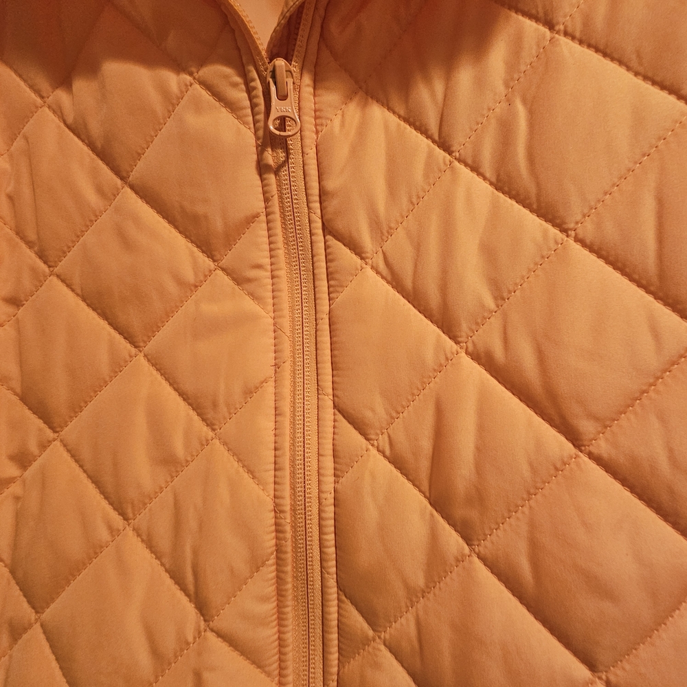 Lands' End Bright Yellow Quilted Vest 3X - Picture 4 of 8